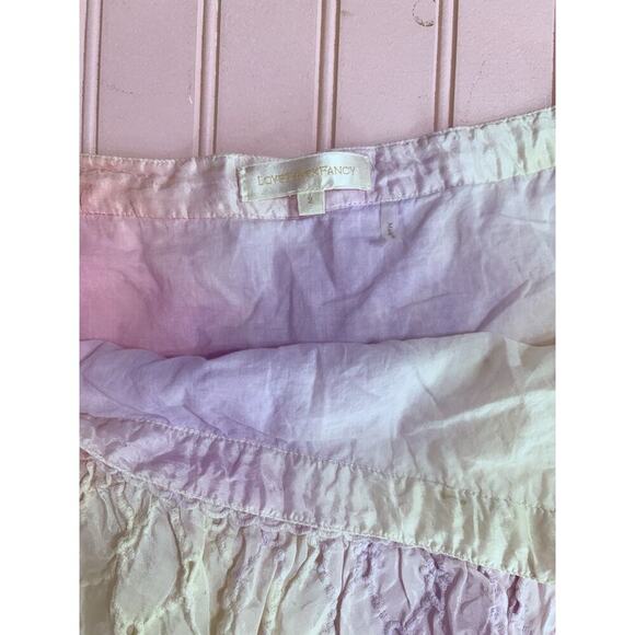 Loveshackfancy Pastel Aaron Skirt in Candyland Hand Dye Size 2 - Picture 7 of 7
